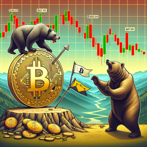 Bitcoin-Kurs: Bärenflagge deutet auf mögliche Verluste hin, während die Nachfrage sinkt