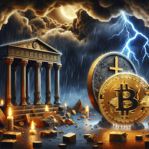 Krypto-Markt in Angst: Bitcoin nahe Einjahrestief im Vergleich zu Gold