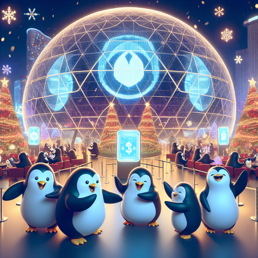 Pudgy Penguins NFT erobern Las Vegas Sphere in der Weihnachtswoche